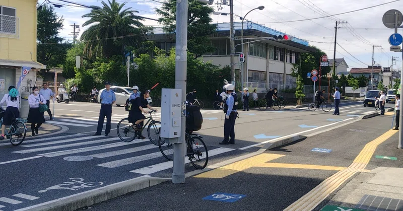 【星林高校】交通安全指導を行いました