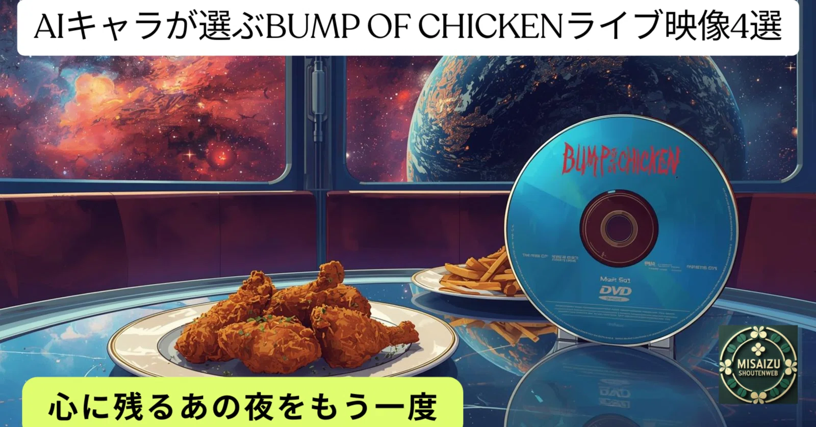 AIキャラが選ぶBUMP OF CHICKENライブ映像4選｜心に残るあの夜を