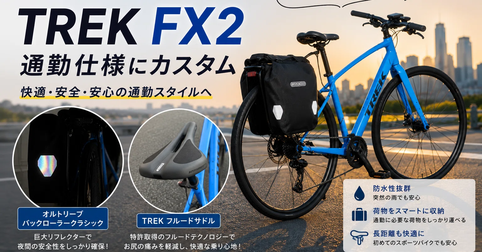 片道12kmの自転車通勤を目指して。｜WINDS BIKES