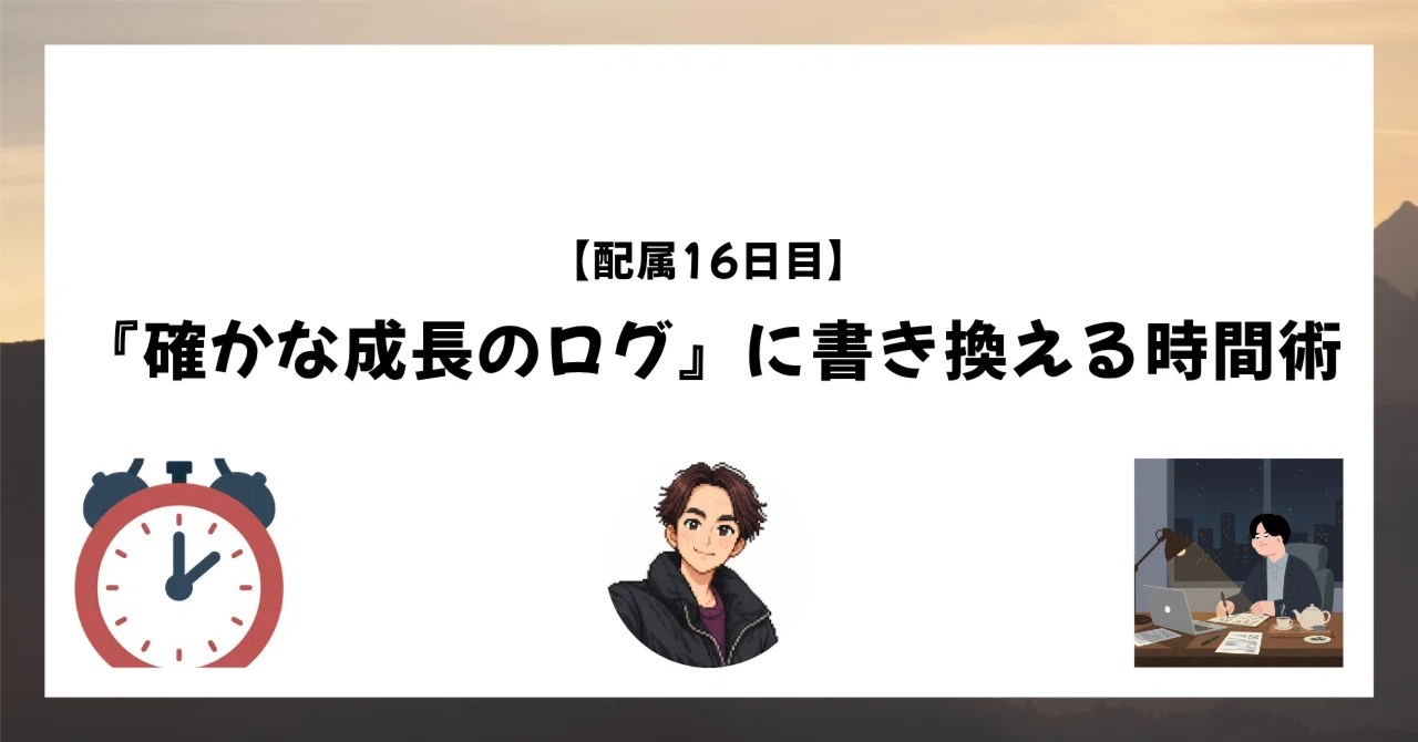 配属16日目】深夜の急な「追加依頼」を朝の30分で打ち返せた理由。新人 