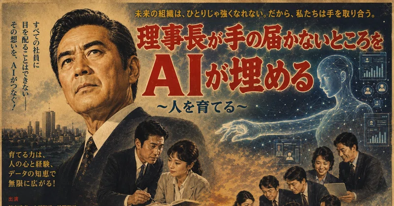 理事長が手の届かないところを、AIが埋める。これが人材育成の新しいかたち eyecatch