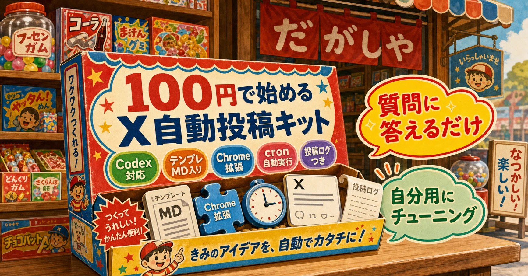 さてとCodexさんにTwitter運用をBPOします。Codexさんとの世間話をお