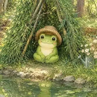 くるくるカエルさん