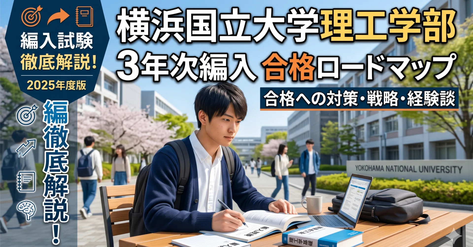 横浜国立大学理工学部3年次編入試験 合格体験記｜試験内容・対策方法