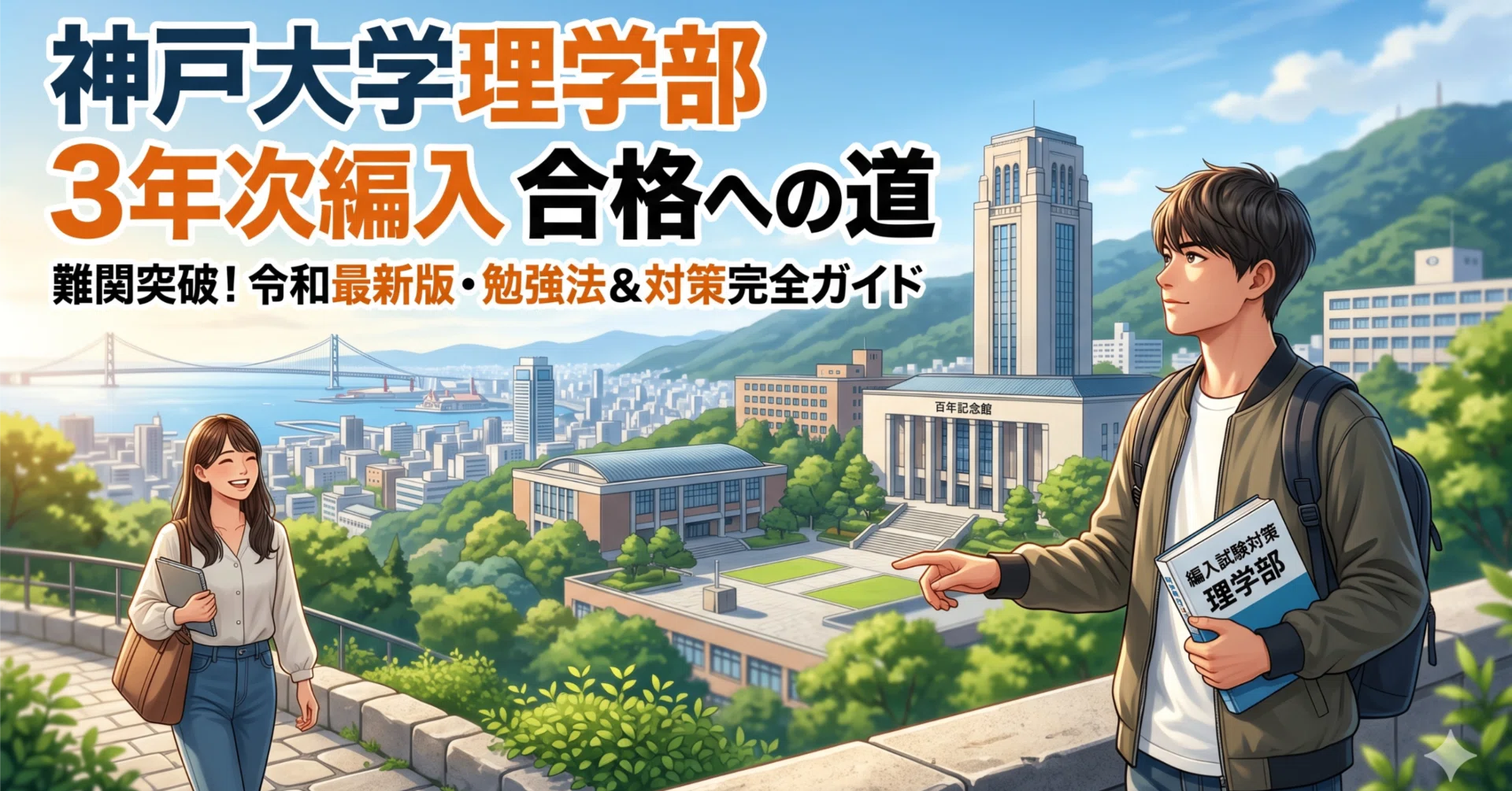 神戸大学理学部3年次編入試験 合格体験記｜試験内容・対策方法・使用