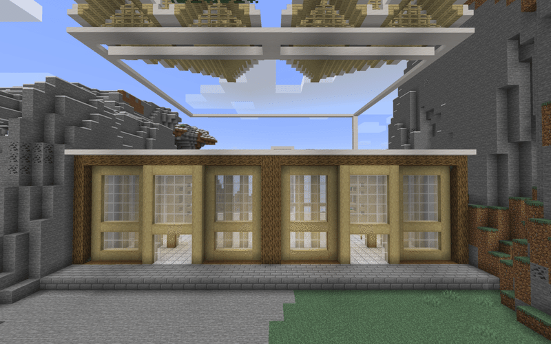 マイクラ日記15日目 駅の入口作りがだいぶ進んだ あさよし Note