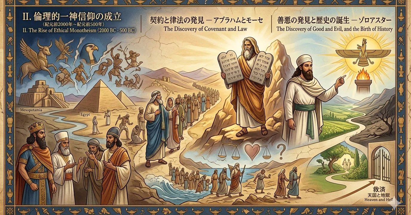 Ⅱ．倫理的一神信仰の成立（紀元前2000年～紀元前800年）（シリーズ