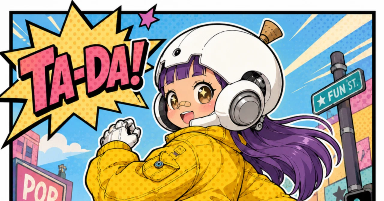 A prompt to turn your original characters into light and pop comic
