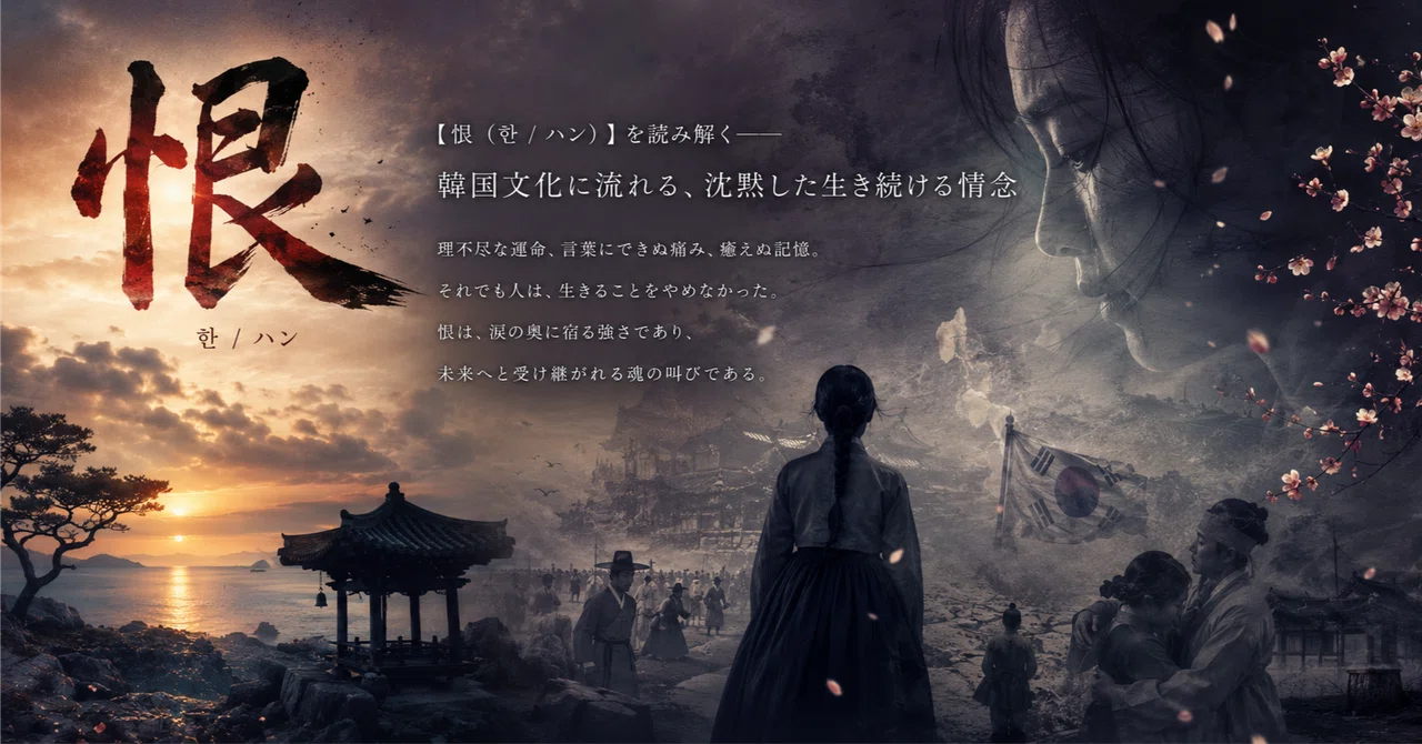 【恨(한 / ハン)】を読み解く——韓国文化に流れる、沈黙した生き続ける情念|left_unfiled