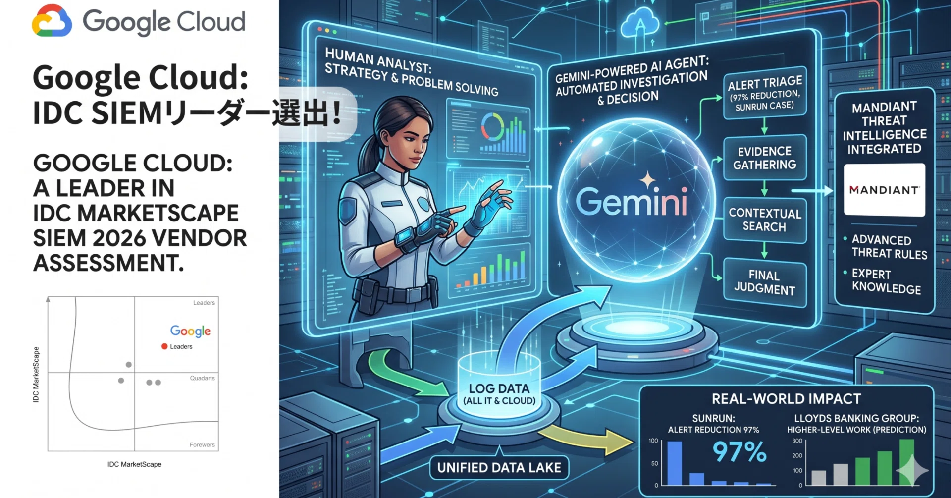 GCP-SEC ベジット 2026 Latest] Google Named a 'Leader' in SIEM. Explaining the