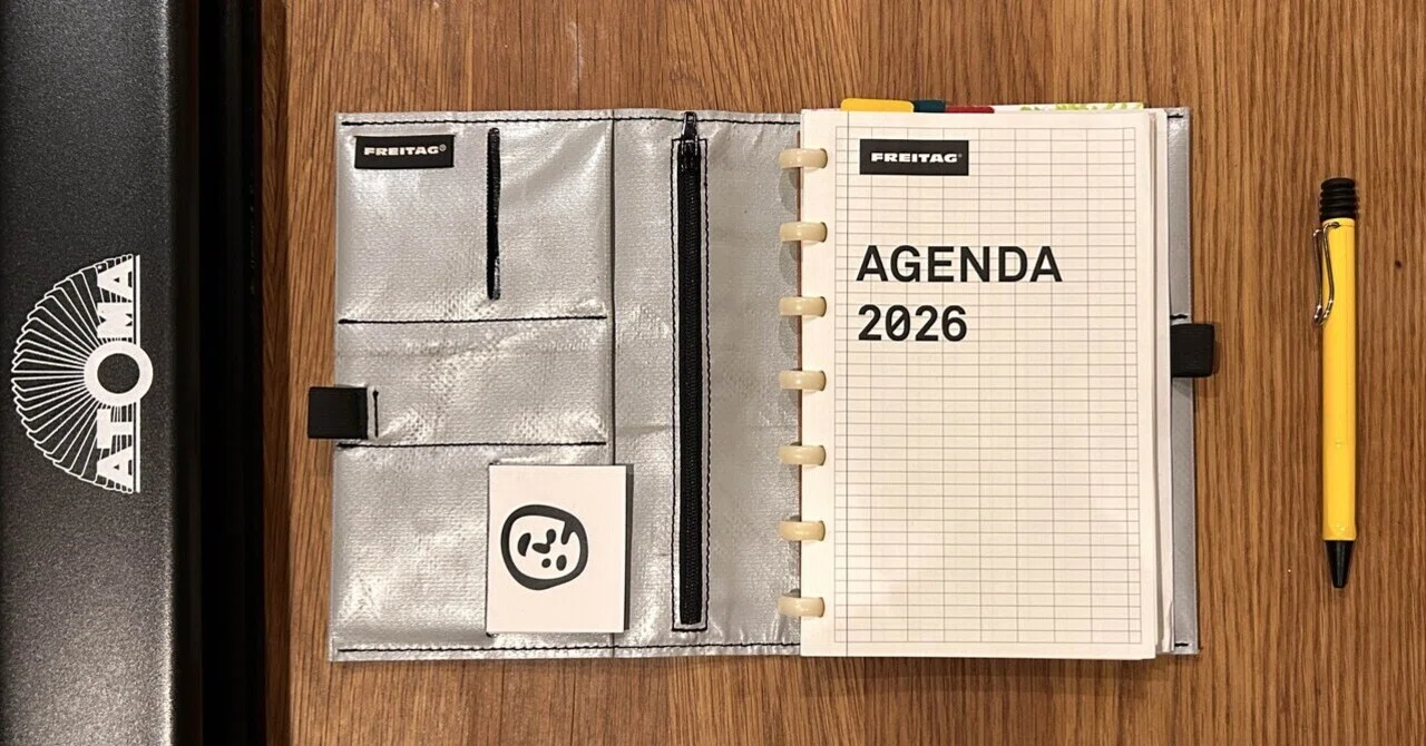 FREITAG F26 AGENDA 手帳 ブラック フライターグ freitag 手帳 ペン