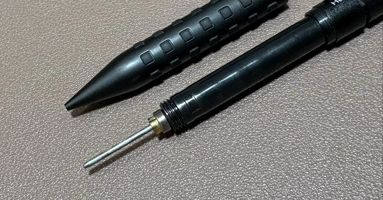 金属チャックのぺんてるSmash 1.3mm｜シャー坊