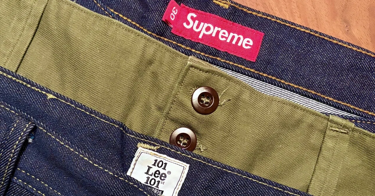 🟥俺とSupremeバギーパンツ再び 〜裾幅25cmという結論〜｜テツイ@服好き