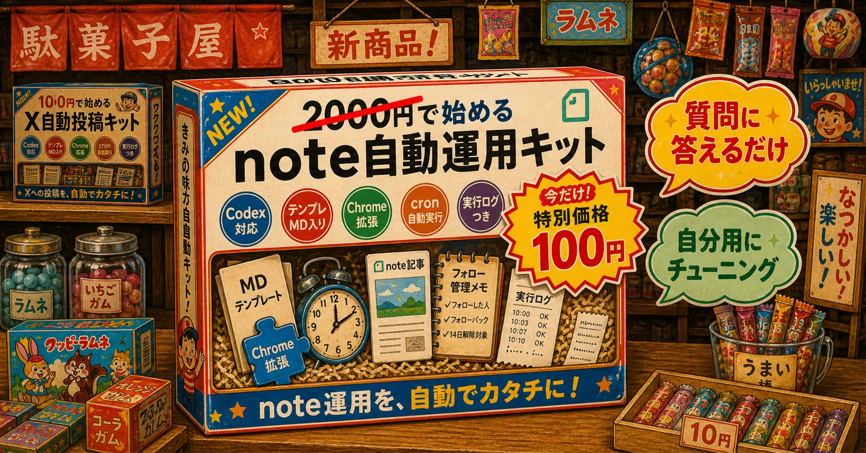 note 自動運用キットお試しで使ってみませんか？ ] Codexで実現させる