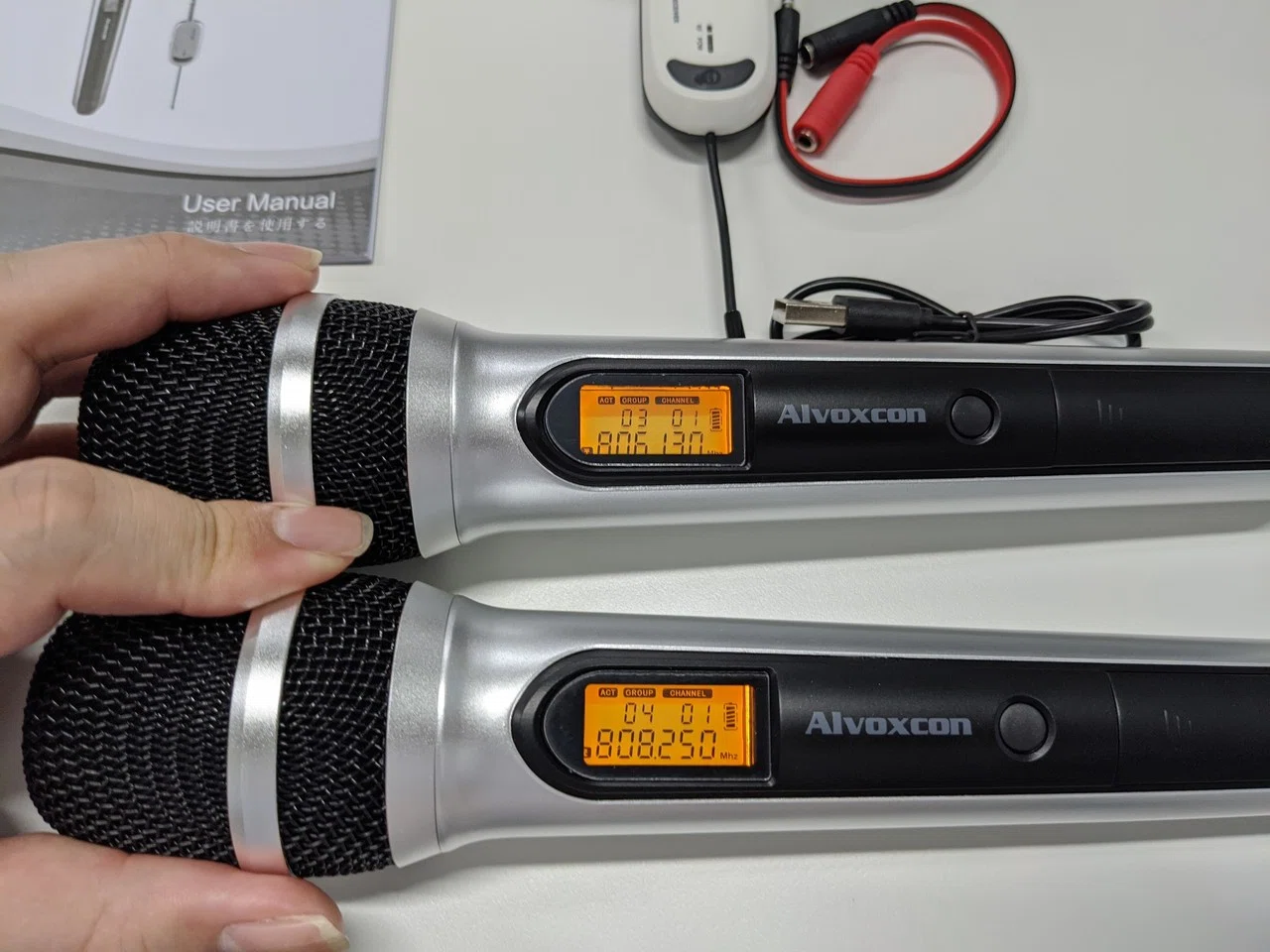 格安ワイヤレスマイク Alvoxcon 210H/CK-220 レビュー｜しろあるぱか