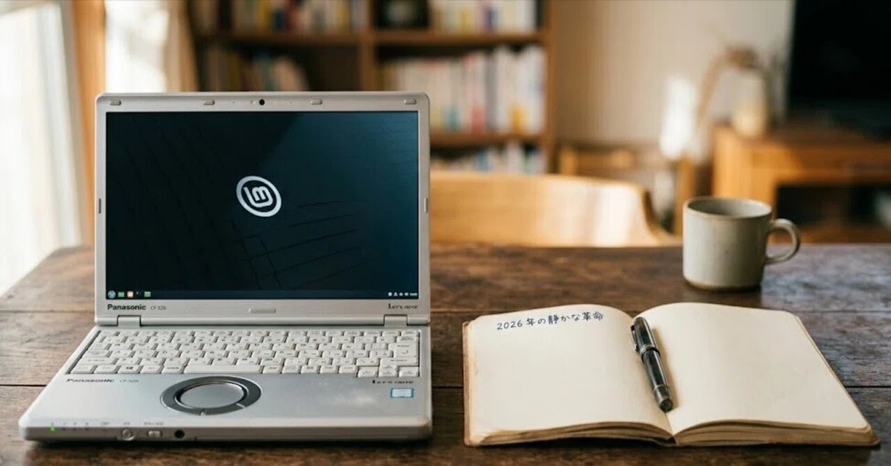 Windows疲れ」なあなたへ。レッツノート（Linux Mint）で手に入る、超