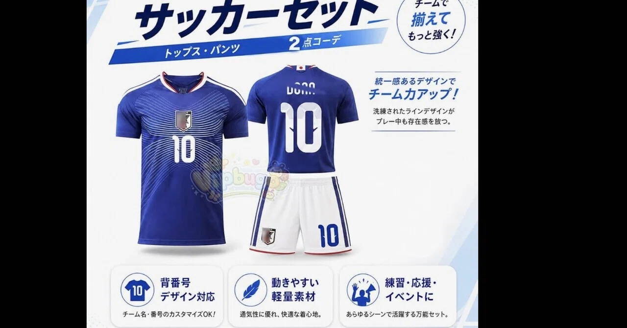 ?? 2026 日本代表ホームユニフォーム 上下セット！｜いいもの日和
