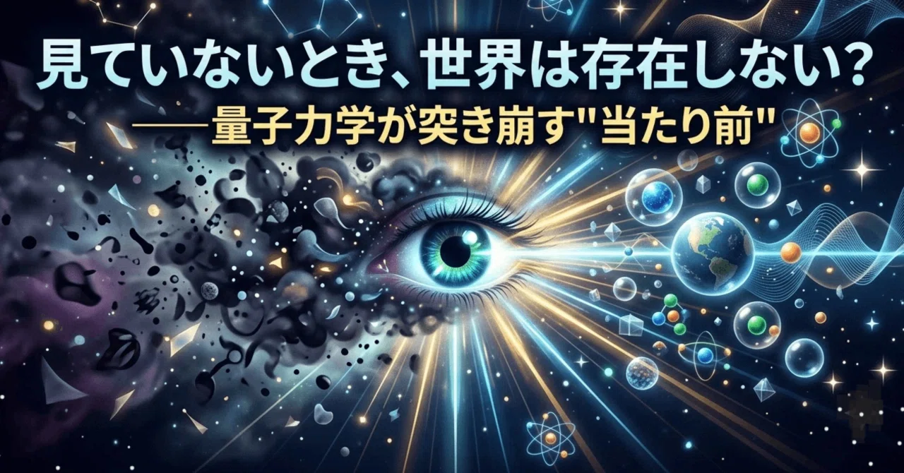 見ていないとき、世界は存在しない?——量子力学が突き崩す"当たり前"｜KKMC