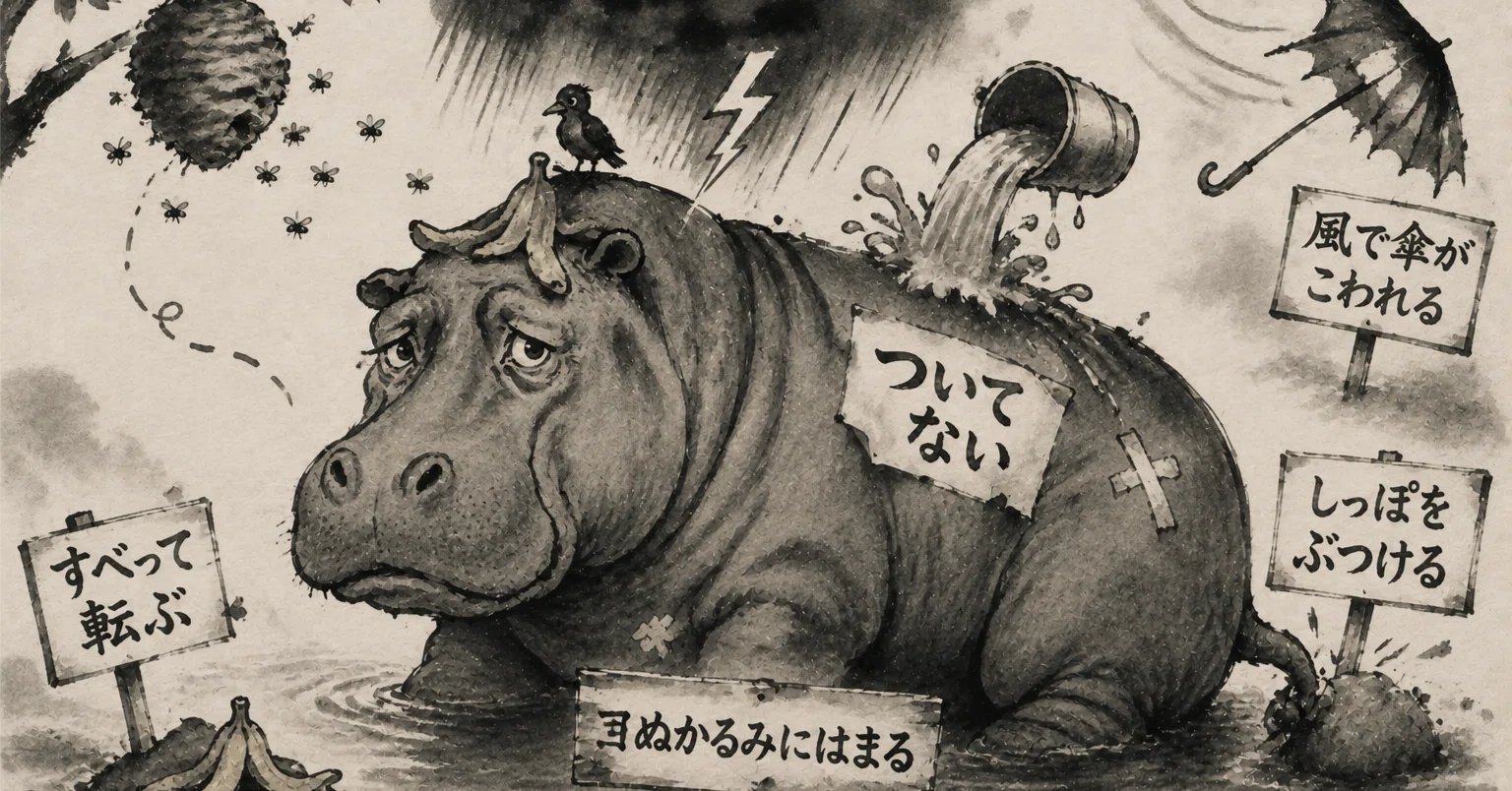 運 の 悪い ヒポポタマス