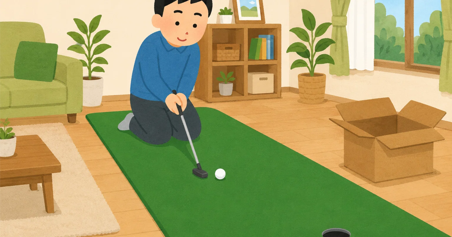 大型パターマットをネットで買って後悔した私が、やっと見つけた