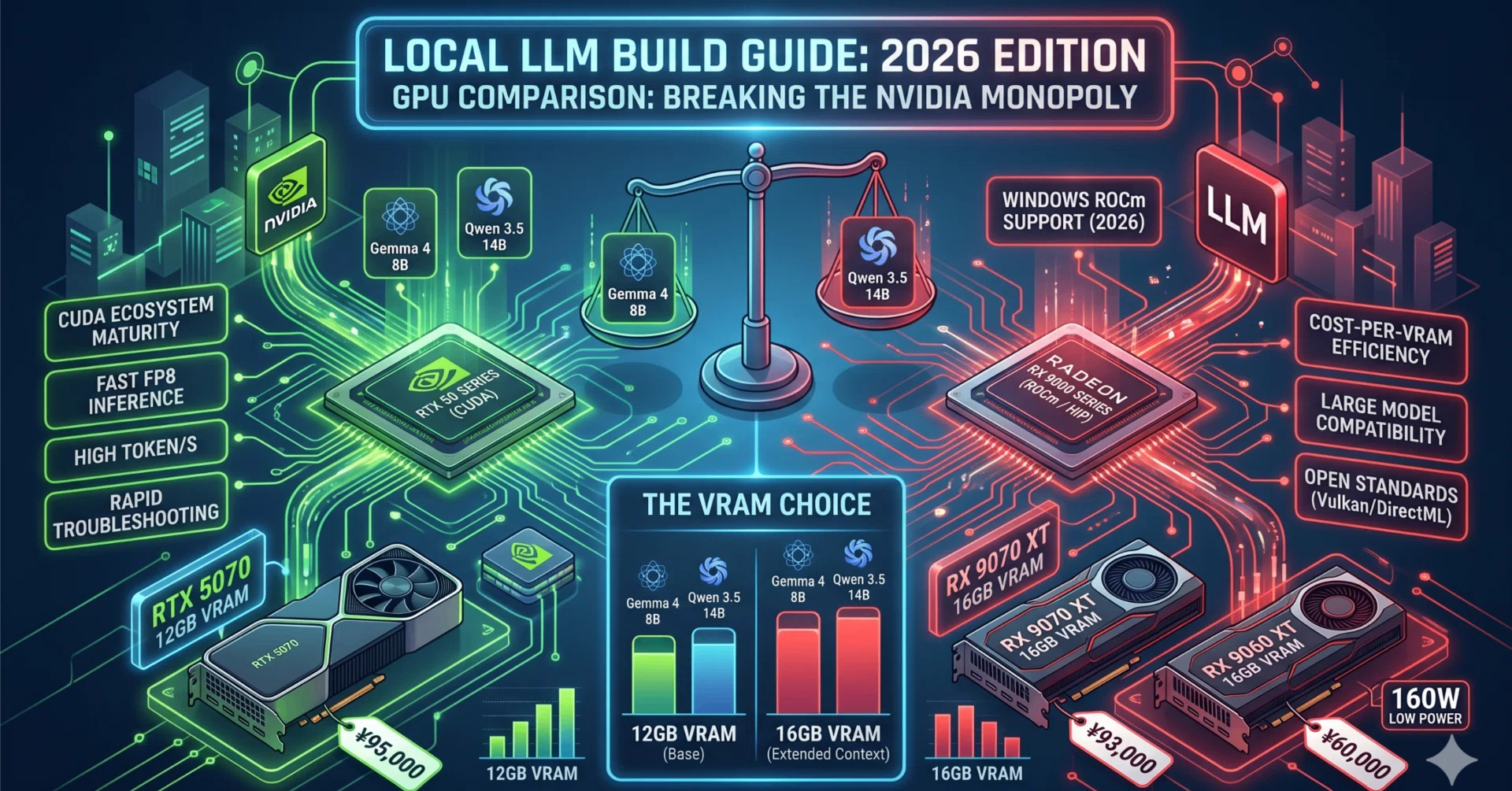 2026年6月中型ローカルLLMが6万円弱のAMDグラボで動くらしい｜ハチマル