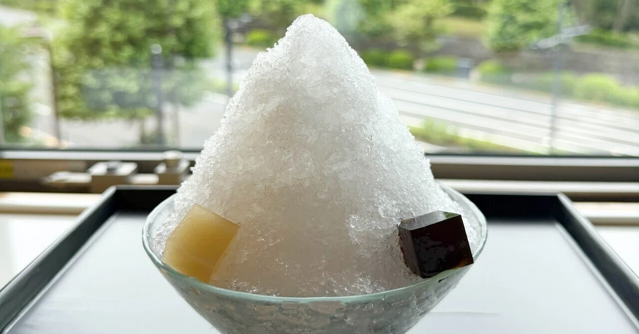 Masuizumi Kijoshu Shaved Ice at Toraya Karyo Akasaka: A mysterious