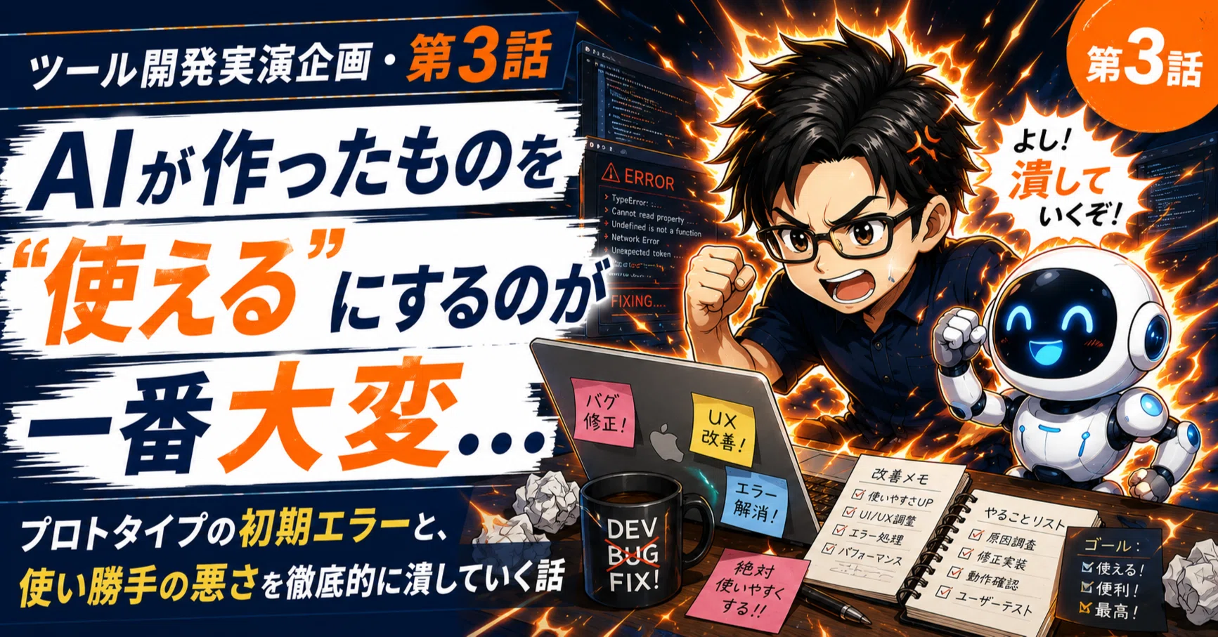 ツール開発実演企画・第3話】AIが作ったプロトタイプを
