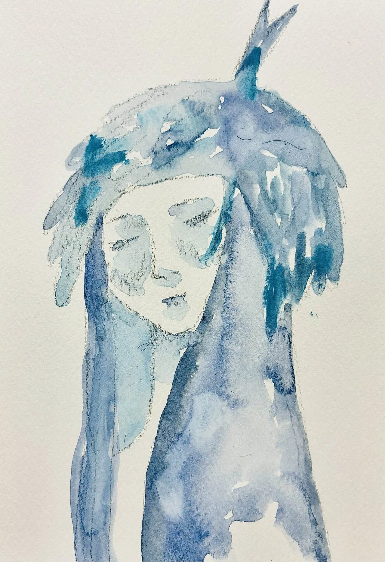 一日中、絵と。｜靑生ふゆ