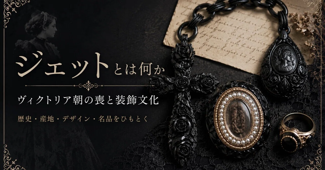 ジェット ― ヴィクトリア朝の喪と装飾文化｜Château du Temps 歳月の収蔵庫