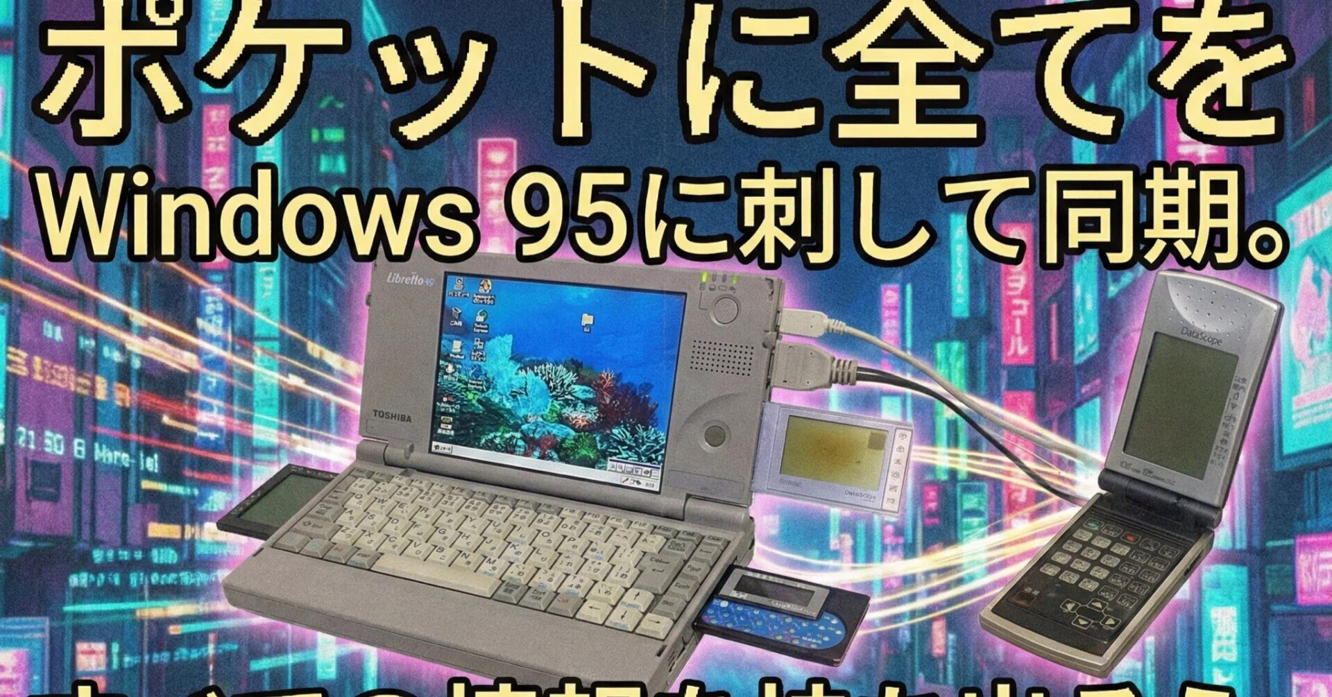俺とレトロモバイル データスコープ 1998年発売｜レモバ