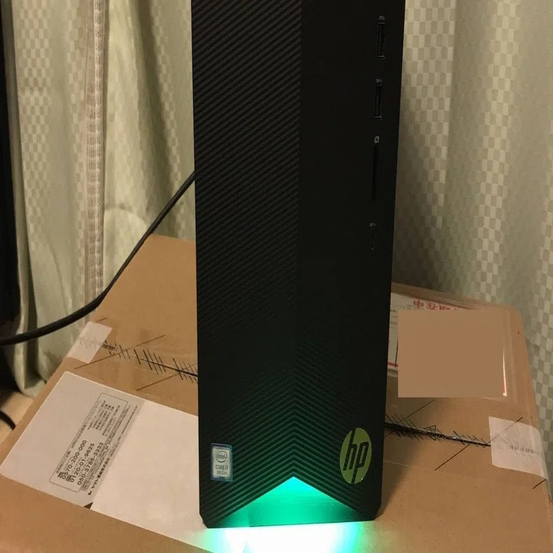 HP Pavilion Gaming Desktop TG01-0720jp を買ってみた｜T884