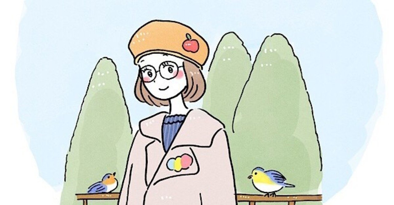 良い天気 おしゃれな女の子のお散歩 ファッションイラスト おちゃも Note