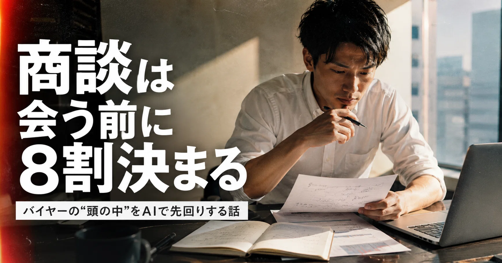 商談は会う前に8割決まる｜バイヤーの