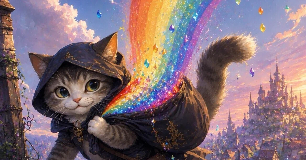 虹を盗んだ猫｜花＊花8787