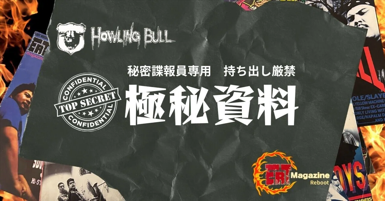 HOWLING BULL 極秘ファイルとは｜HOWLING BULL GEESS 小杉