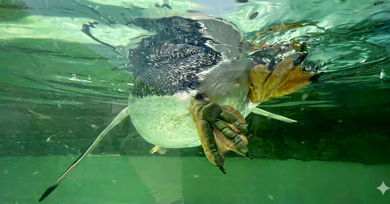 🐧 ジェンツーペンギンの足は、だいたいモビルスーツ｜おたる水族館