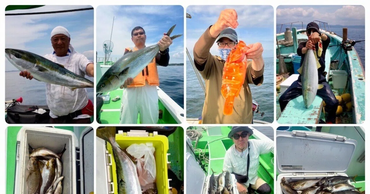 泳がせ】ブリ7.5kg、ワラサ3.5-5.5kgが食いついた！【イサキ場泳がせ