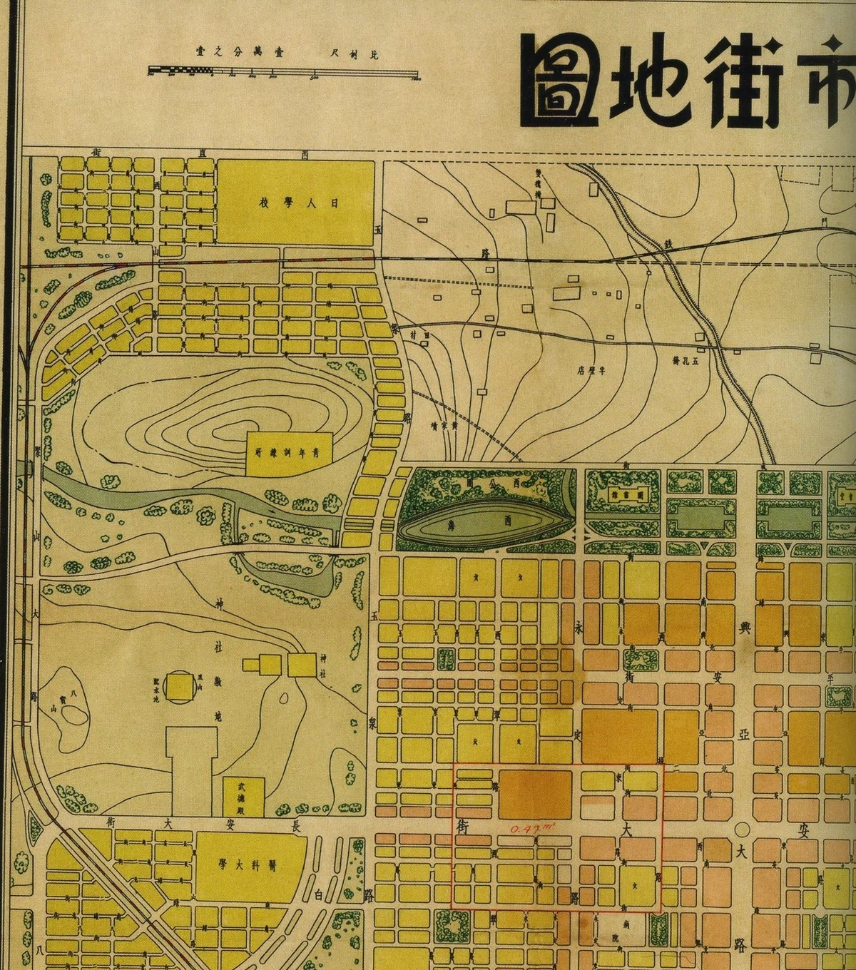 北京 都市計画図 日本 地図001