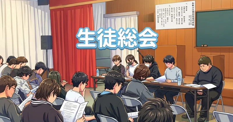 【和歌山工業定時制】前期生徒総会