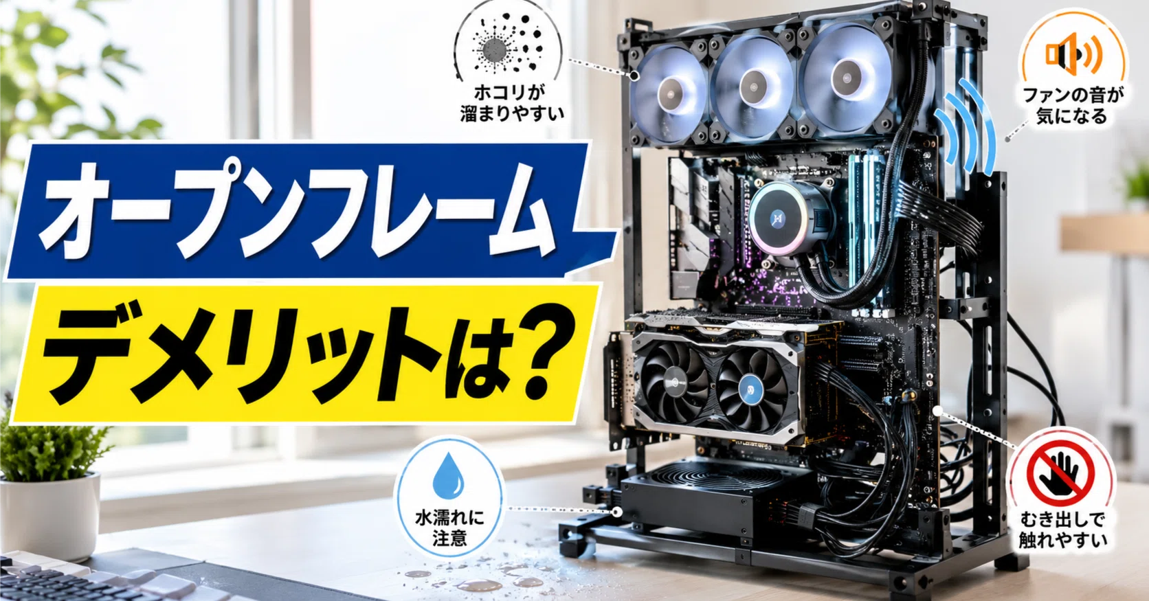 PC オープンフレーム デメリット｜pc_masami