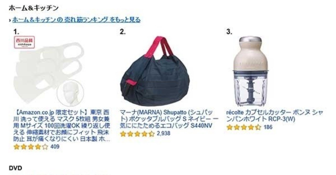 年6月日にamazonで売れた商品を各カテゴリtop3までまとめてみた 売れるネットショップの教科書 Note