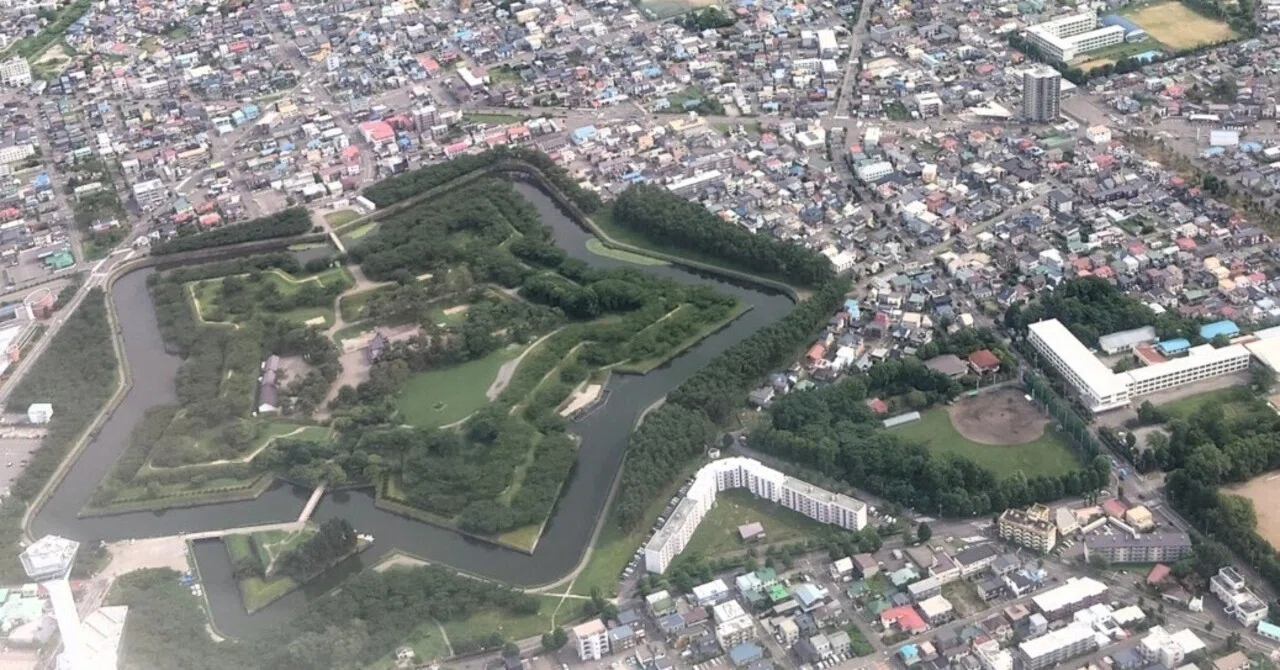 機窓画像コレクション「函館・五稜郭」／2025年7月｜菅野ノリヒコ