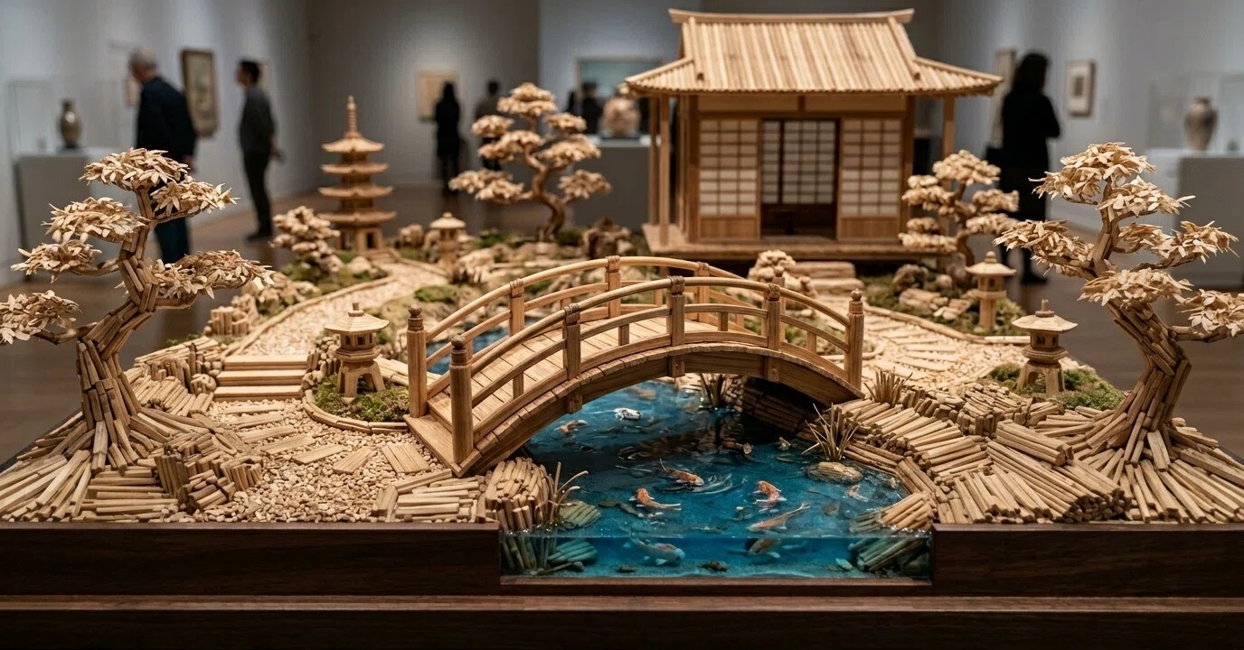画像生成AIで割り箸アートを再現する方法｜田中勇道│AI愛好家