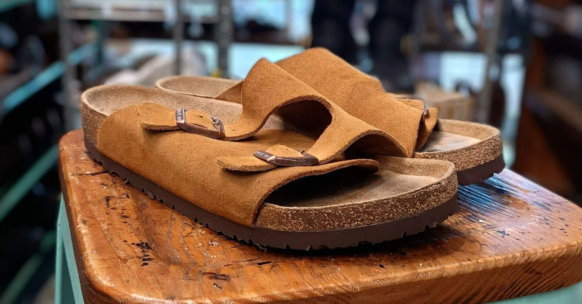 ビルケンシュトック　チューリッヒ　ソール交換後未使用　トープ　41 リソール/ソール交換】Birkenstock Zurich/チューリッヒ+vibram#8327