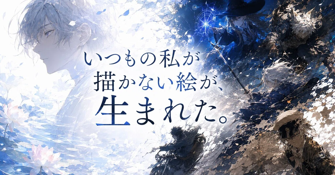 検証日記｜いつもの私が描かない絵が、生まれた。KITAcoreさんの「ポン