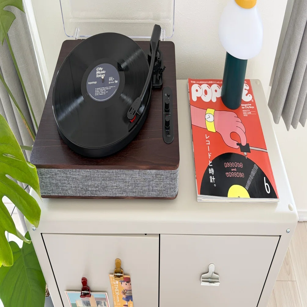レコードプレイヤーをリビングの主役にしたら、音楽の楽しさを思い出し