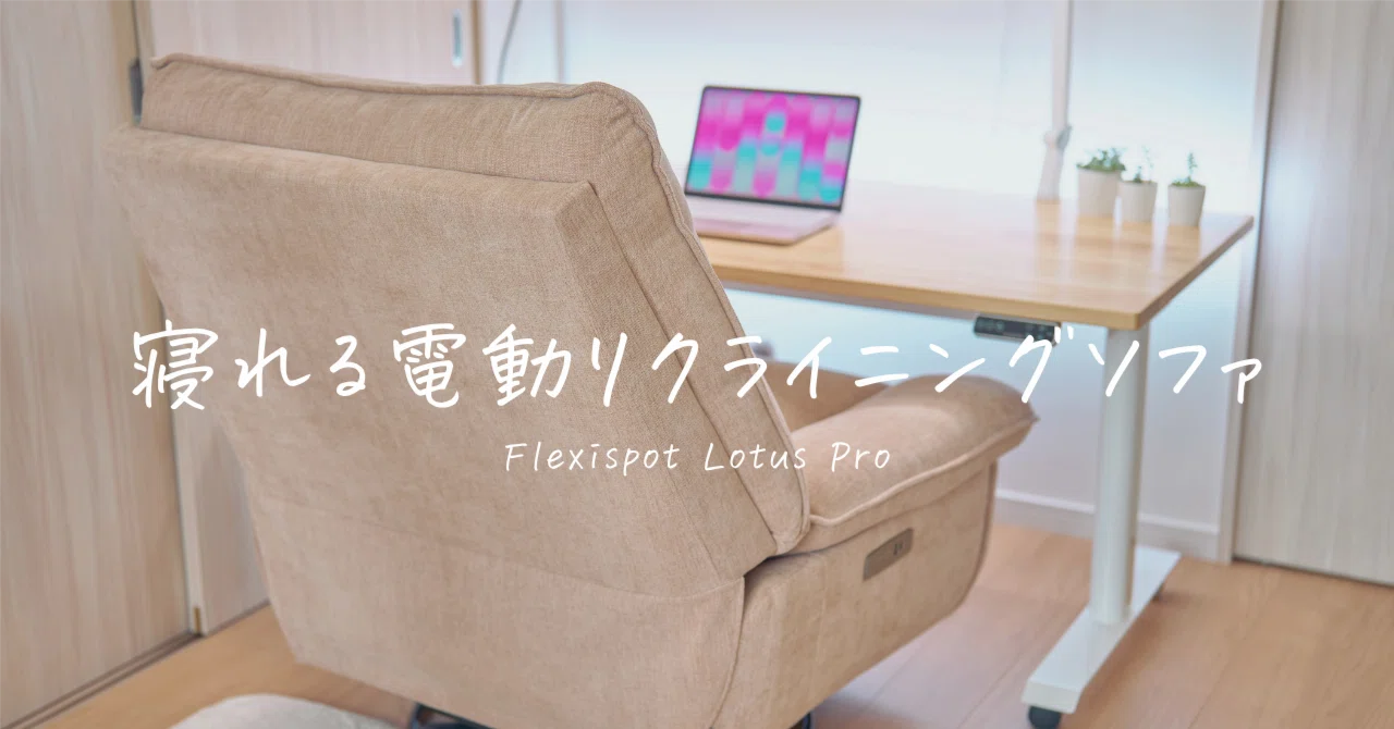 1人掛けのつもりが家族の取り合いに｜Flexispot Lotus Proが想像以上に