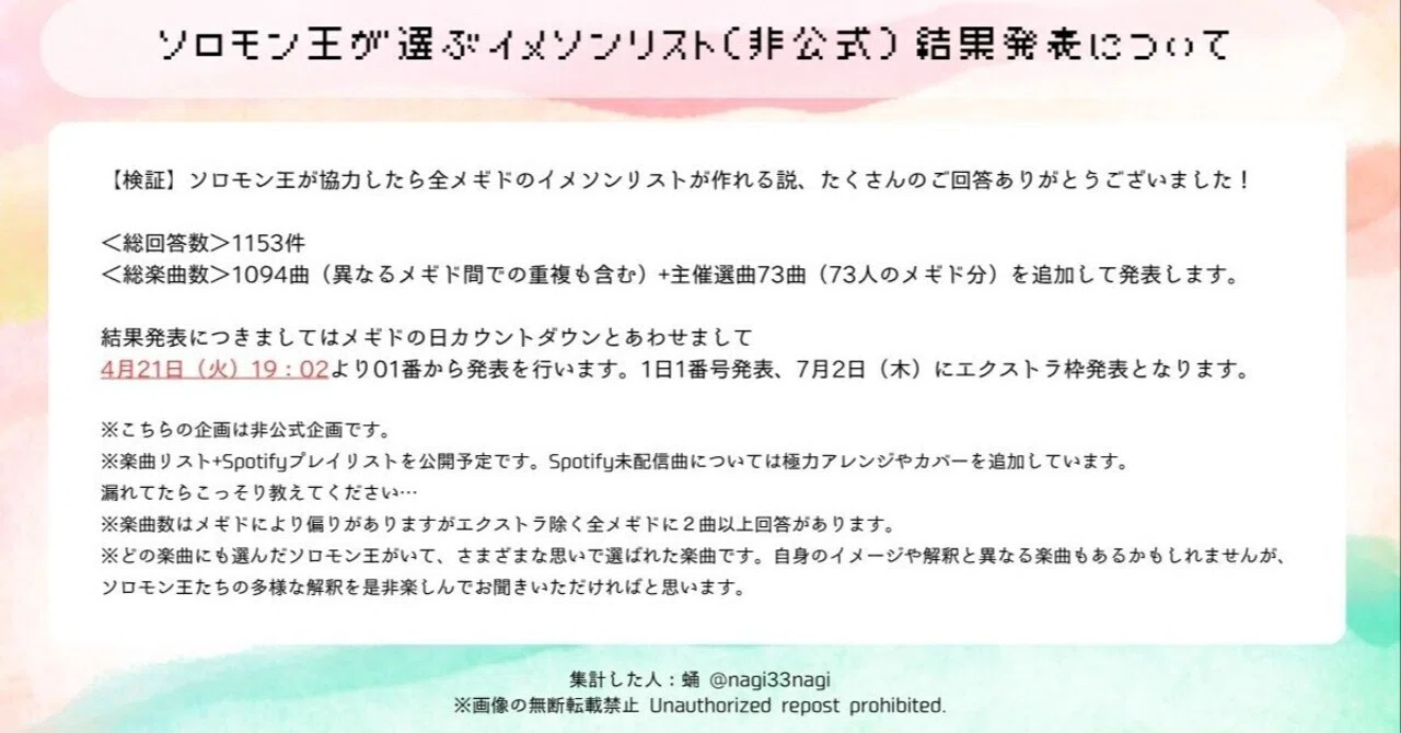 検証ソロモン王が協力したら全メギドのイメソンが集まる説 主催感想