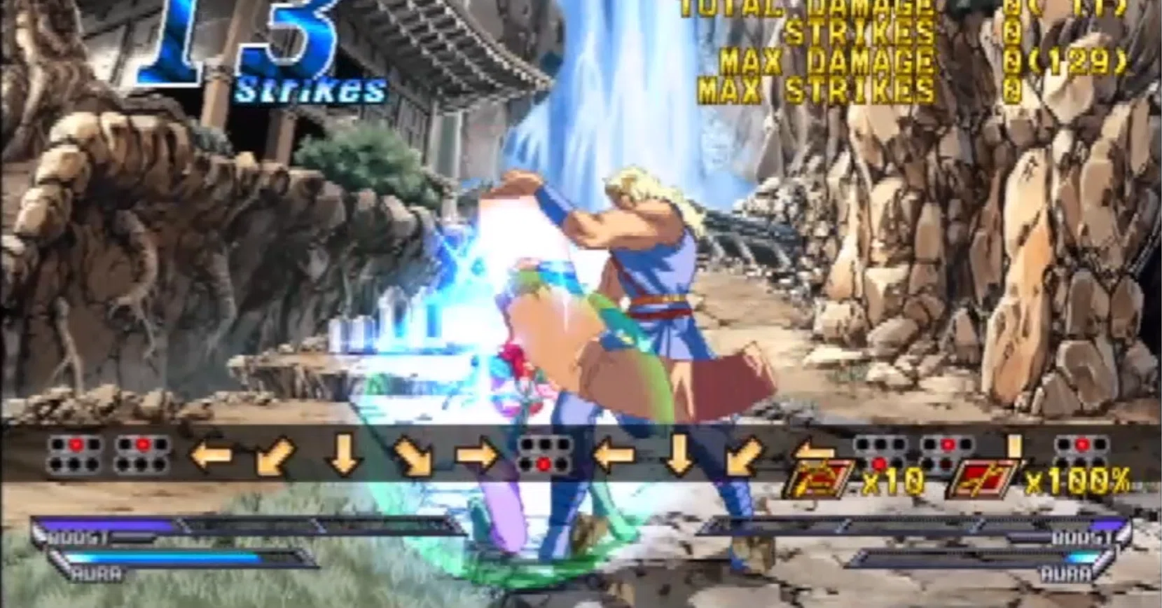 Arcade Hokuto no Ken: Toki Practical Basic Combos - Summary Notes