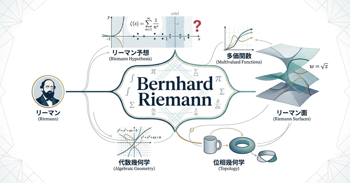 リーマン幾何学 335]リーマン～「目に見えない幾何学」を切り拓いた夭折の天才～｜いっし